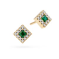 Boucles d'oreilles Golay Femme Smeraldo in Or Smeraldo 0.16 Ct OPV496DSMG - OPV496DSMG